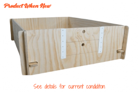 Wooden Whelping Box 1m sq #1