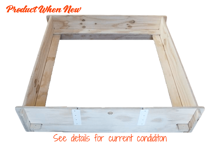 Wooden Whelping Box 1.2m sq #2