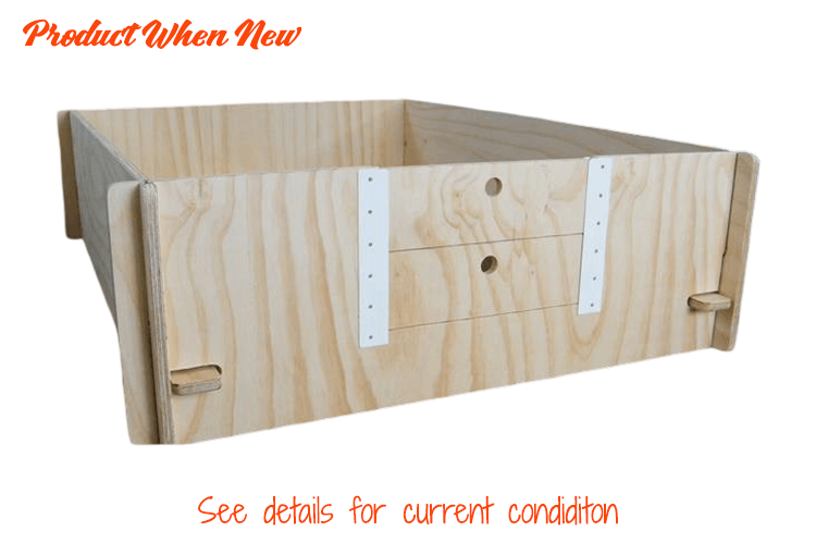 Wooden Whelping Box 1.2m sq #2