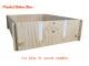 Wooden Whelping Box 1.2m sq #2