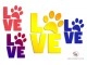 Big Paw Love Decals