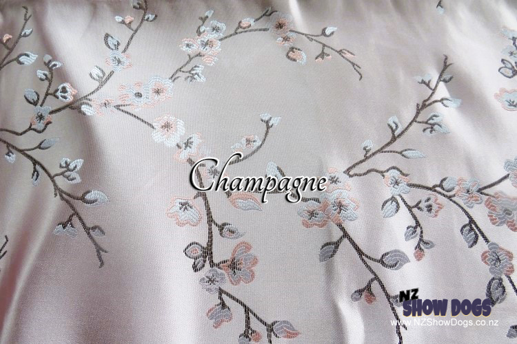 Thai Silk/Oriental Brocade Dog Show Coats - Custom Made