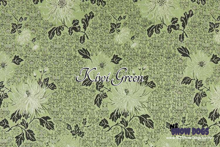 Thai Silk/Oriental Brocade Dog Show Coats - Custom Made