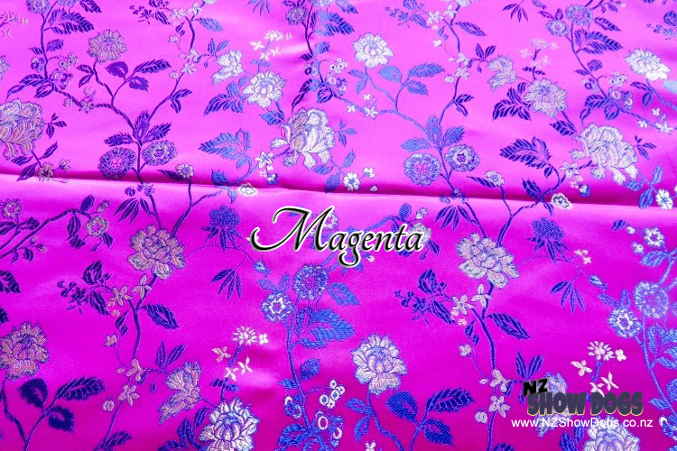 Thai Silk/Oriental Brocade Dog Show Coats - Custom Made