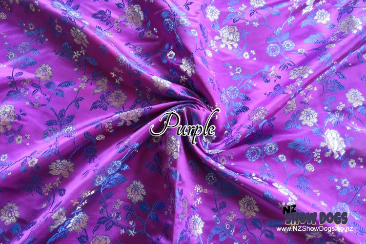 Thai Silk/Oriental Brocade Dog Show Coats - Custom Made
