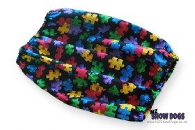 Puzzle Pieces Cotton Dog Snood