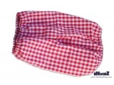 Red Gingham Dog Snoods
