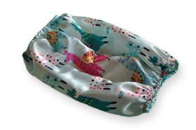 Llama Satin Dog Snood