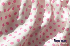 Pink Dots Cotton Dog Snood