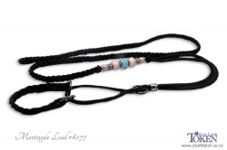 Martingale Lead with bead set  #077 - our most popular color combo