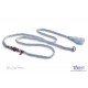 Purplish Pink & Gold Dog Slip Lead