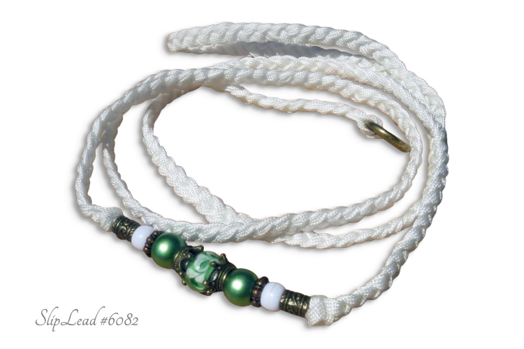 Shamrock Beaded Slip Lead