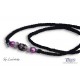 Mulberry Beaded Slip Lead #6089