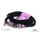 Mulberry Beaded Slip Lead #6089