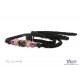 Mulberry Beaded Dog Show Slip Lead #6089