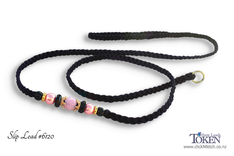 Kiss My Tiara Beaded Slip Lead #SL6120