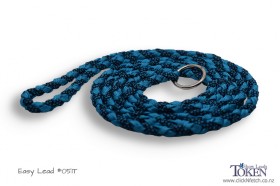 Petrol Blue Diamond Dog Walking Lead