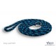 Petrol Blue Diamond Dog Walking Lead
