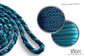 Petrol Blue Diamond Dog Walking Lead