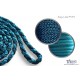Petrol Blue Diamond Dog Walking Lead
